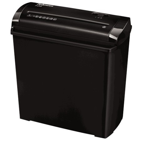 Fellowes P-25S triturador de papel Corte en tiras 22 cm Negro, Gris
