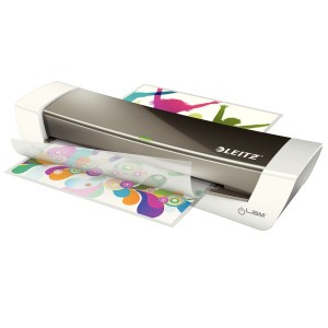 Leitz iLAM Laminator Home Office A4 Laminadora térmica 310 mm min Gris, Blanco
