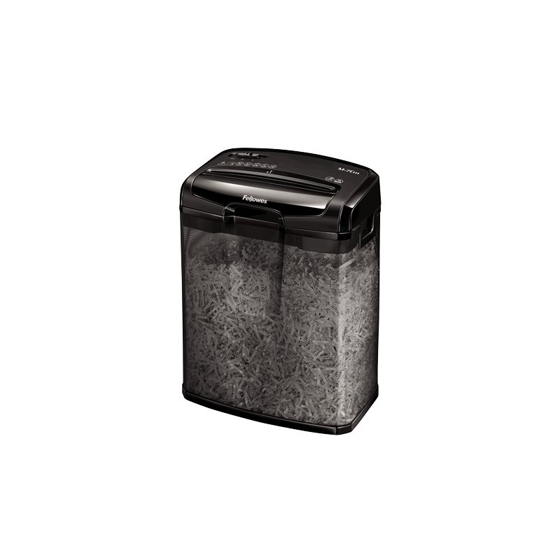 Fellowes M-7Cm triturador de papel Corte en partículas Negro