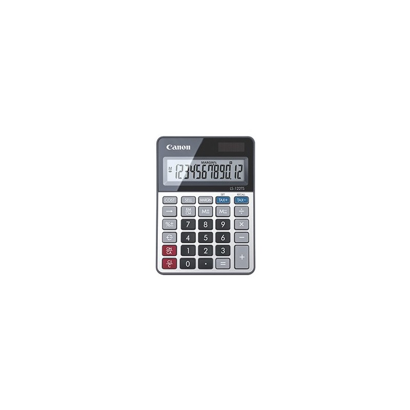 Canon LS-122TS calculadora Escritorio Pantalla de calculadora Gris Canon LS-122TS calculadora Escritorio Pantalla de calculadora Gris
