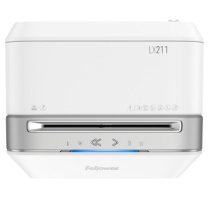 Fellowes LX Series Powershred LX21 triturador de papel Microcorte Gris, Blanco