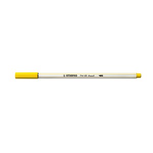 STABILO Pen 68 brush rotulador Medio Amarillo 1 pieza(s)