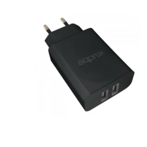 APPUSBWALL24B cargador de dispositivo móvil Negro Interior