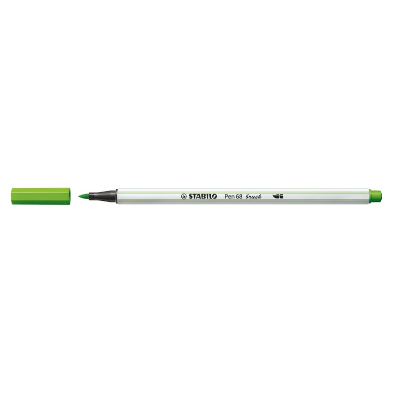 STABILO Pen 68 brush rotulador Medio Verde claro 1 pieza(s)