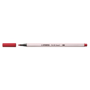 STABILO Pen 68 brush rotulador Medio Rojo 1 pieza(s)