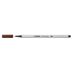 STABILO Pen 68 brush rotulador Medio Marrón 1 pieza(s)
