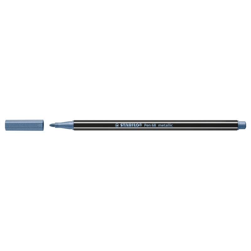 STABILO Pen 68 metallic rotulador Medio Azul 1 pieza(s)