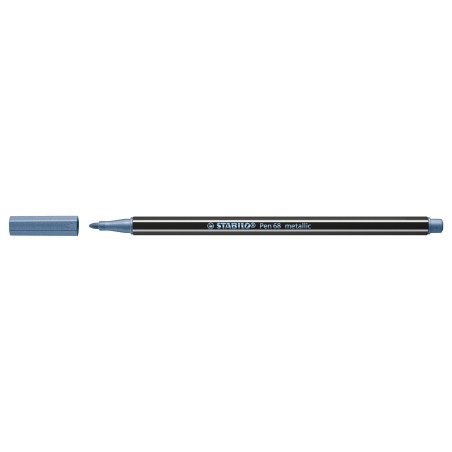 STABILO Pen 68 metallic rotulador Medio Azul 1 pieza(s)
