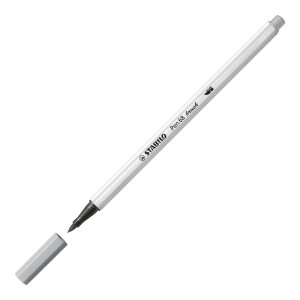 STABILO Pen 68 brush rotulador Medio Gris 1 pieza(s)