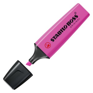 STABILO BOSS ORIGINAL marcador 1 pieza(s) Punta de cincel Lila