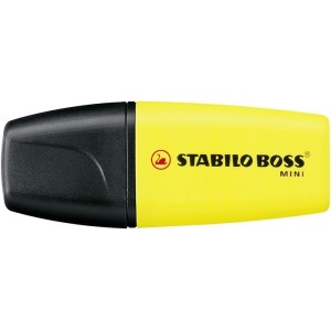 STABILO BOSS MINI marcador 1 pieza(s) Punta de cincel Amarillo