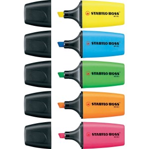 STABILO BOSS MINI marcador 1 pieza(s) Punta de cincel Amarillo