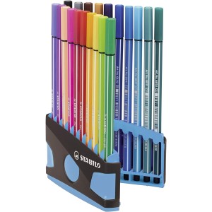 STABILO Pen 68 rotulador Medio Multicolor 20 pieza(s)
