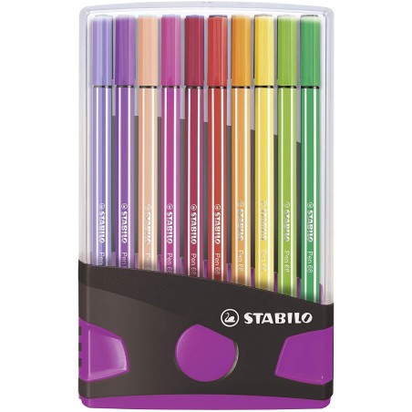 STABILO Pen 68 rotulador Medio Multicolor 20 pieza(s)
