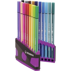STABILO Pen 68 rotulador Medio Multicolor 20 pieza(s)