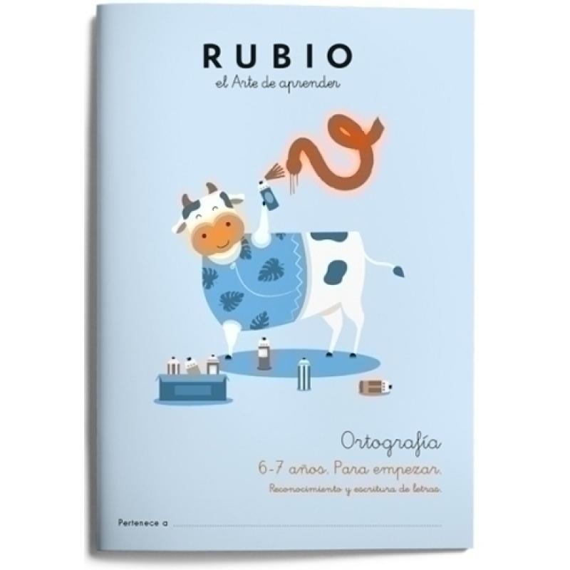 CUADERNO RUBIO ORTOGRAFIA 1 6-7 AÑOS - Pack de 5 unidades