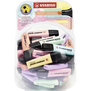 STABILO Boss Original Pastel marcador 60 pieza(s) Punta de cincel Multicolor