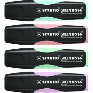 STABILO GREEN BOSS marcador 1 pieza(s) Punta de cincel Menta