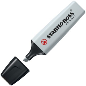STABILO Boss Original Pastel marcador 1 pieza(s) Punta de cincel Gris