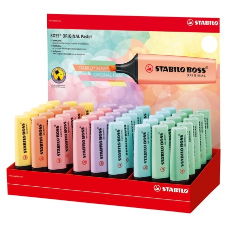 STABILO Boss Original Pastel marcador 45 pieza(s) Punta de cincel Multicolor