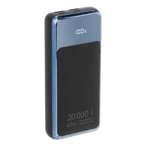 VA1075 batería externa Polímero de litio 20000 mAh Negro, Azul