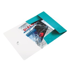 Leitz WOW Polipropileno (PP) Azul, Metálico A4