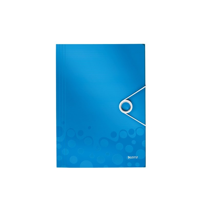 Leitz WOW Polipropileno (PP) Azul, Metálico A4