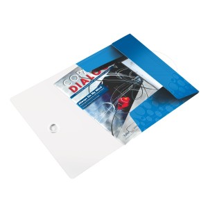 Leitz WOW Polipropileno (PP) Azul, Metálico A4