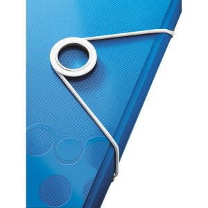 Leitz WOW Polipropileno (PP) Azul, Metálico A4