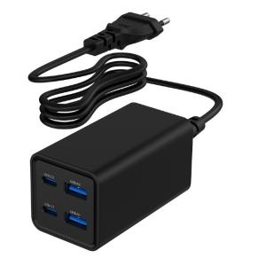 TA-UC-2A2C-PD65-01-BK cargador de dispositivo móvil Portátil, Smartphone Negro Corriente alterna Carga rápida Interior