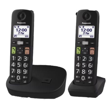 KX-TGU112 Teléfono DECT Identificador de llamadas Negro
