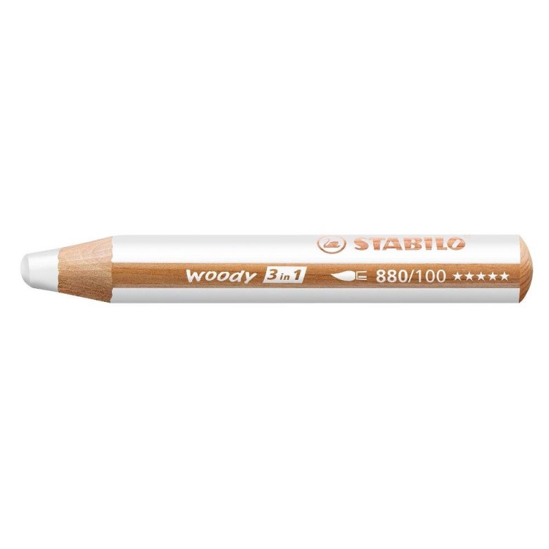 STABILO woody 3 in 1 Blanco 1 pieza(s)
