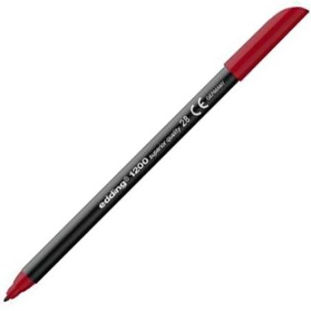 ROTULADOR EDDING 1200 ROJO INGLES - Pack 5 Unidades - 1200-28