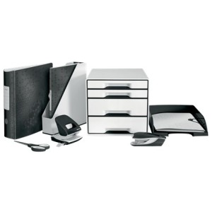 Leitz 52263095 bandeja de escritorio organizador Poliestireno Negro