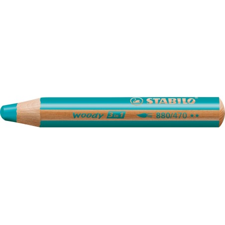 STABILO woody 3 in 1 Turquesa 1 pieza(s)