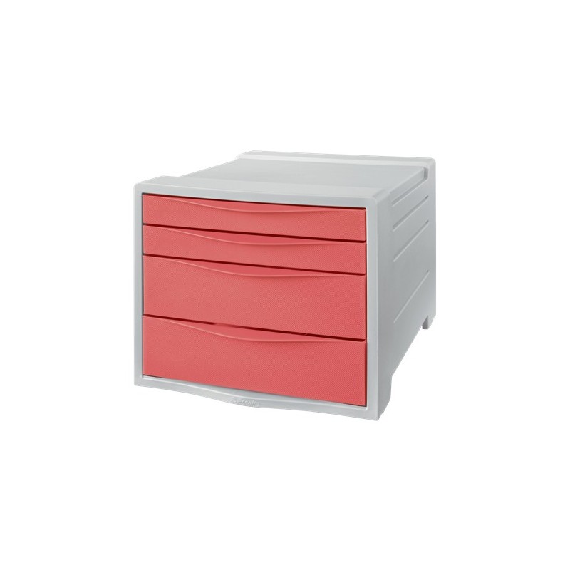 Esselte 628457 cajonera para oficina Coral, Gris Poliestireno
