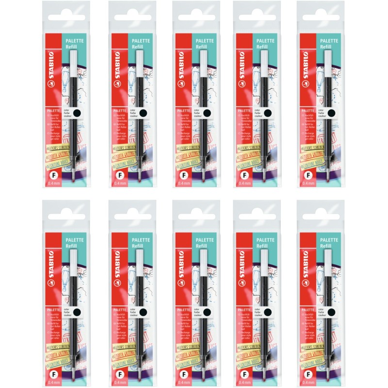 STABILO PALETTE Fino Negro 10 pieza(s)