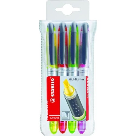 STABILO Navigator marcador 4 pieza(s) Multi