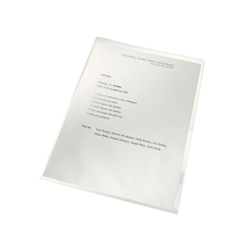 Leitz 40013003 protector de hojas 210 x 297 mm (A4) Polipropileno (PP)