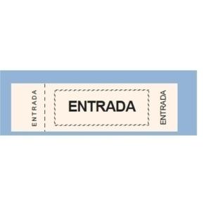 TALONARIO ENTRADAS LOAN COLORES SURTIDOS