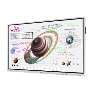 Samsung WM85B pizarra blanca interactiva 2,16 m (85") 3840 x 2160 Pixeles Pantalla táctil Gris, Blanco