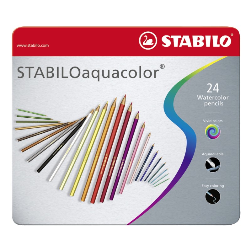 STABILO Aquacolor Multicolor 24 pieza(s)