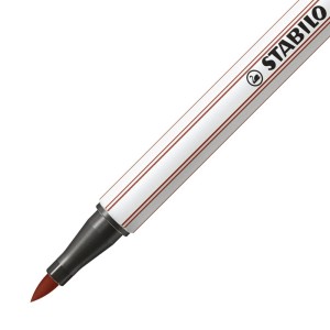 STABILO Pen 68 brush rotulador Marrón 1 pieza(s)