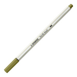 STABILO Pen 68 brush rotulador Verde 1 pieza(s)