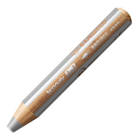 STABILO woody 3 in 1 Plata 1 pieza(s)