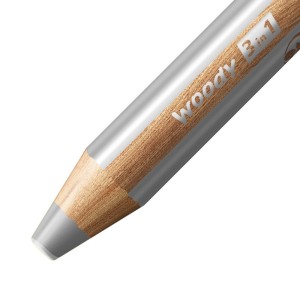 STABILO woody 3 in 1 Plata 1 pieza(s)
