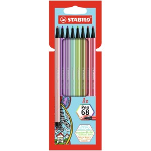 STABILO Pen 68 rotulador Colores surtidos 8 pieza(s)