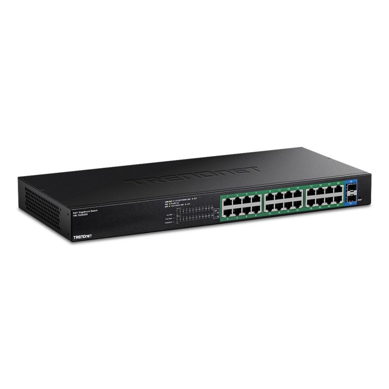 TPE-TG262ES switch Gestionado Gigabit Ethernet (10/100/1000) Energía sobre Ethernet (PoE) Negro