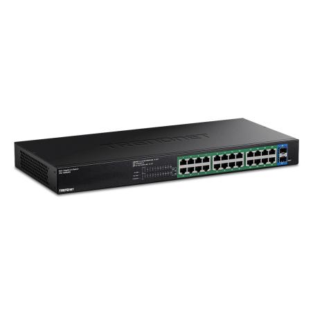 TPE-TG262ES switch Gestionado Gigabit Ethernet (10/100/1000) Energía sobre Ethernet (PoE) Negro