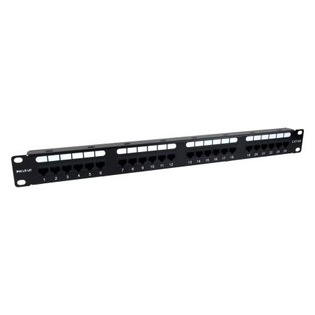 Panel de transferencia 19" 24P Cat.6A UTP RJ45 DUAL 1U - PU 2421